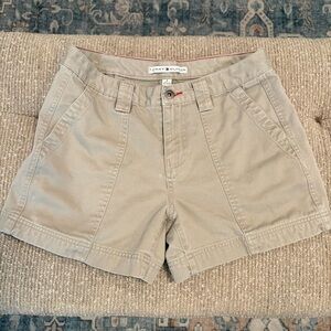 Tommy Hilfiger Women's Khaki Cargo Shorts